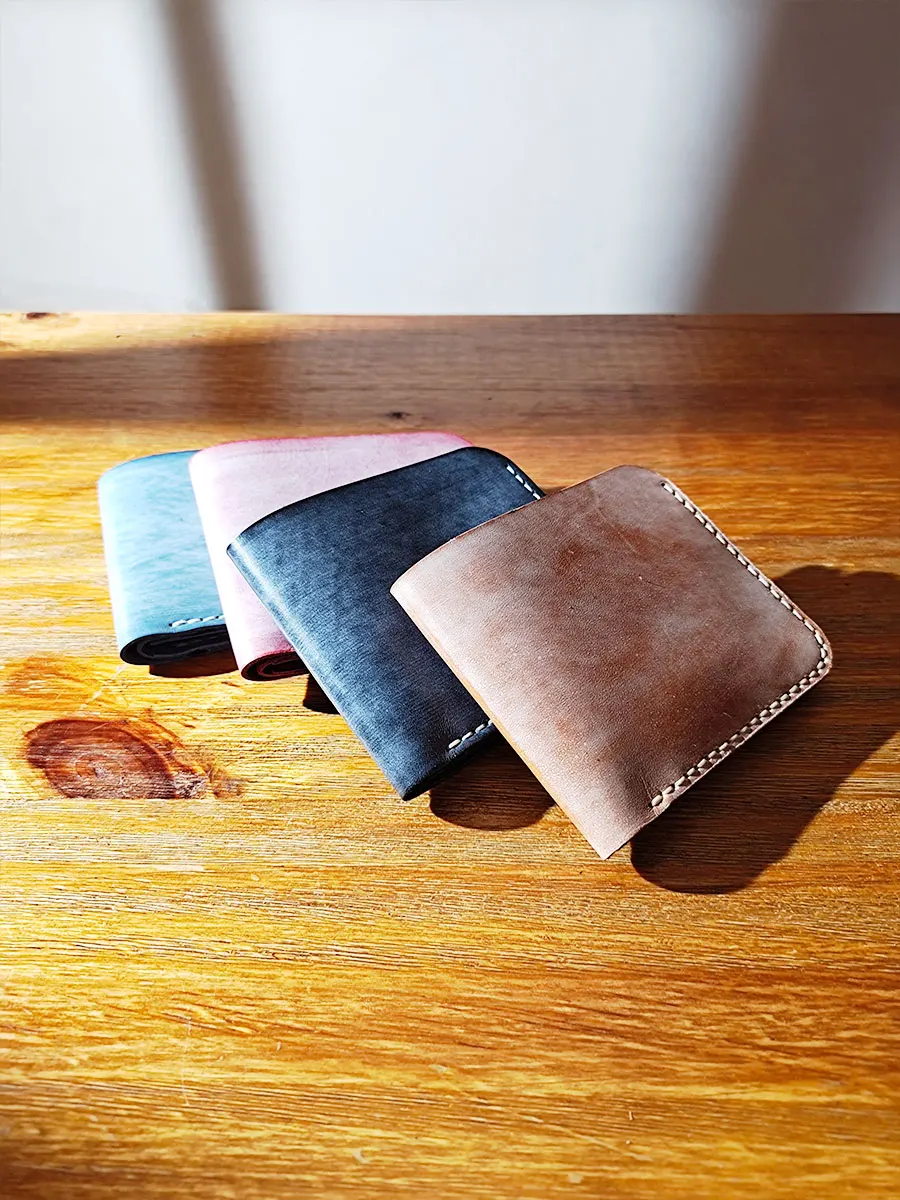 leathercraft-diy-material-kit-fog-wax-leather-handmade-simple-retro-wallet-leather-gift-for-men-vintage-style-horizontal-shape