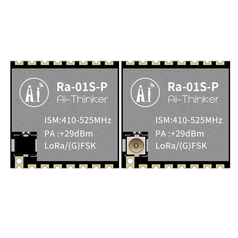 SX1268 LoRa Wireless RF Module 410~525MHz, Supports High-Power Long-Distance Spread Spectrum Communication, Ra-01S-P Module