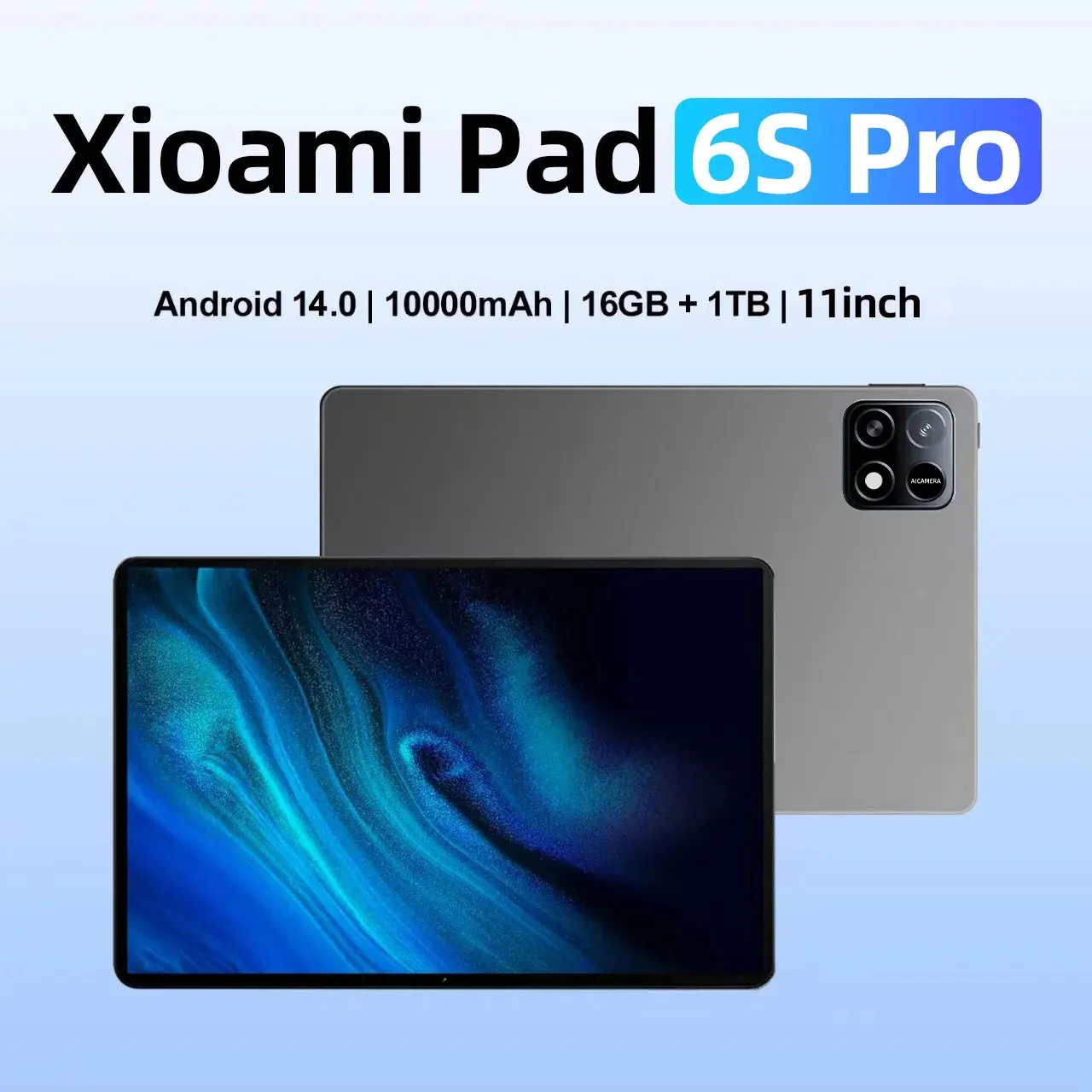 

Global Version Original Pad 6S Pro HD 4K Android 14.0 Snapdragon 888 11inch 16GB+1TB 10000mAh Tablet PC 5G Dual SIM WIFI Mi Tab