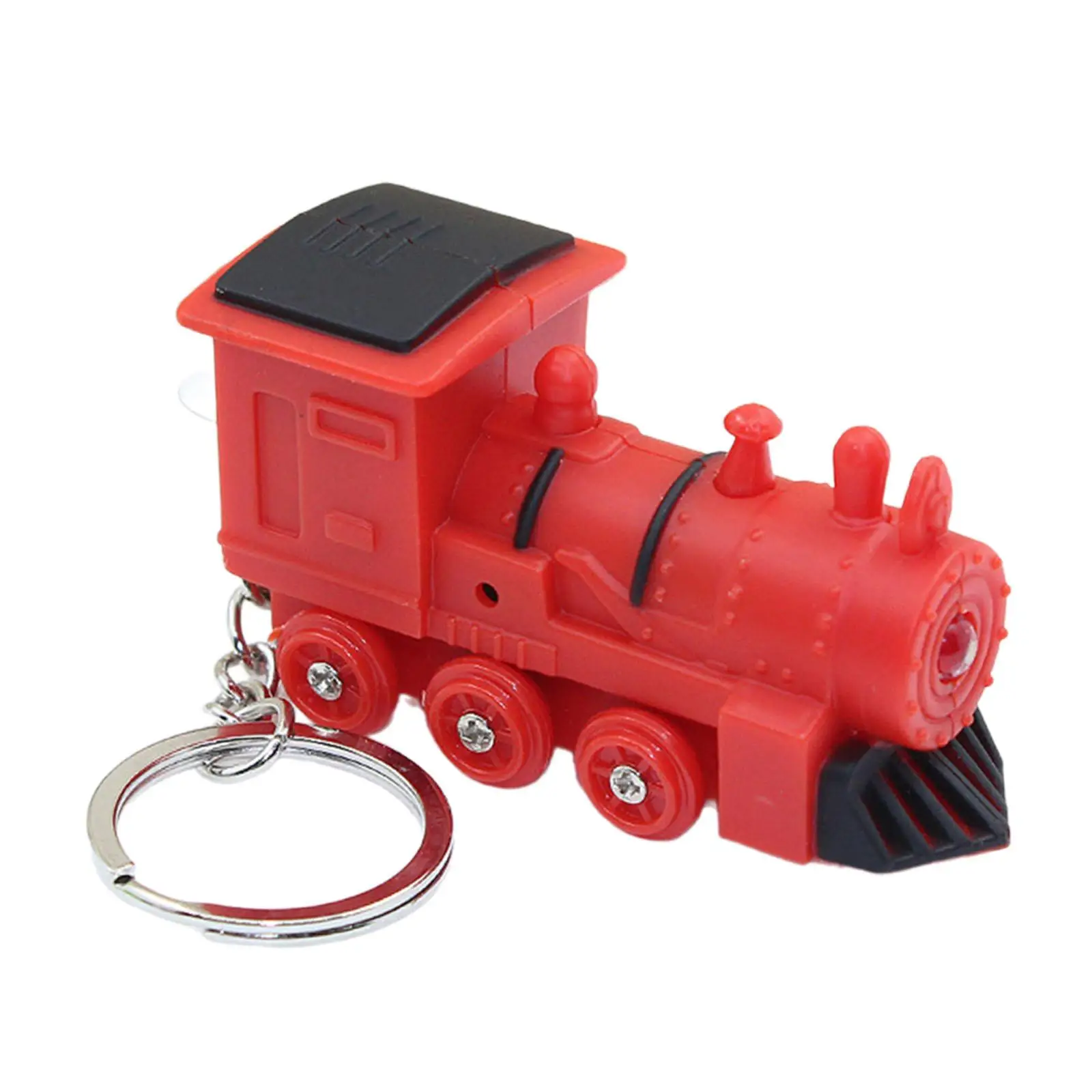 Train Keychain Unique LED Light Mini Sound Pendant Toy for Child Backpack Keyring and Special Gift view 3
