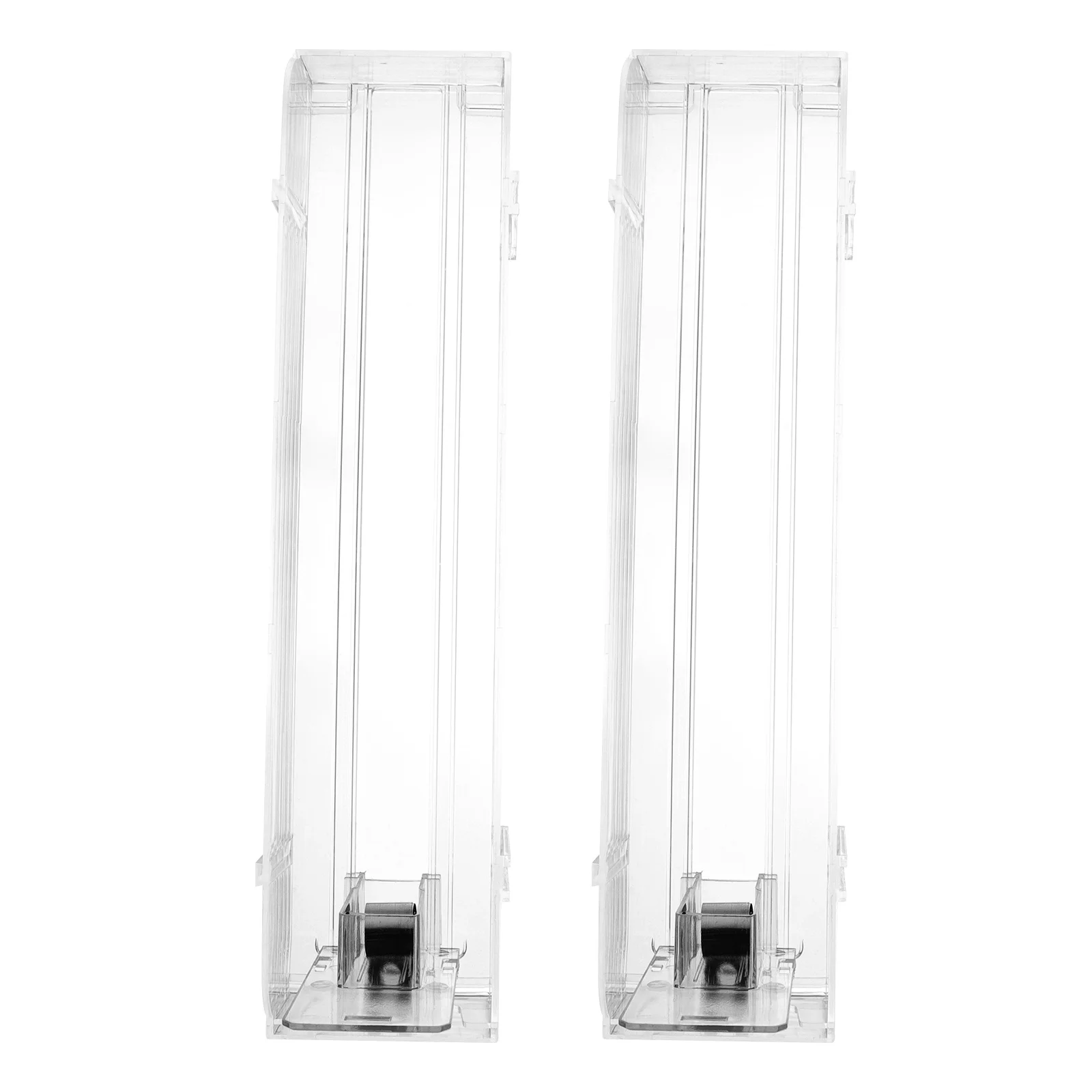 

2Pcs Cigarette Rack 28cm Auto-push Clear Display Clear Cigarette Pusher Rack Stand for Shop 10 Packs Each Sturdy Simple Design