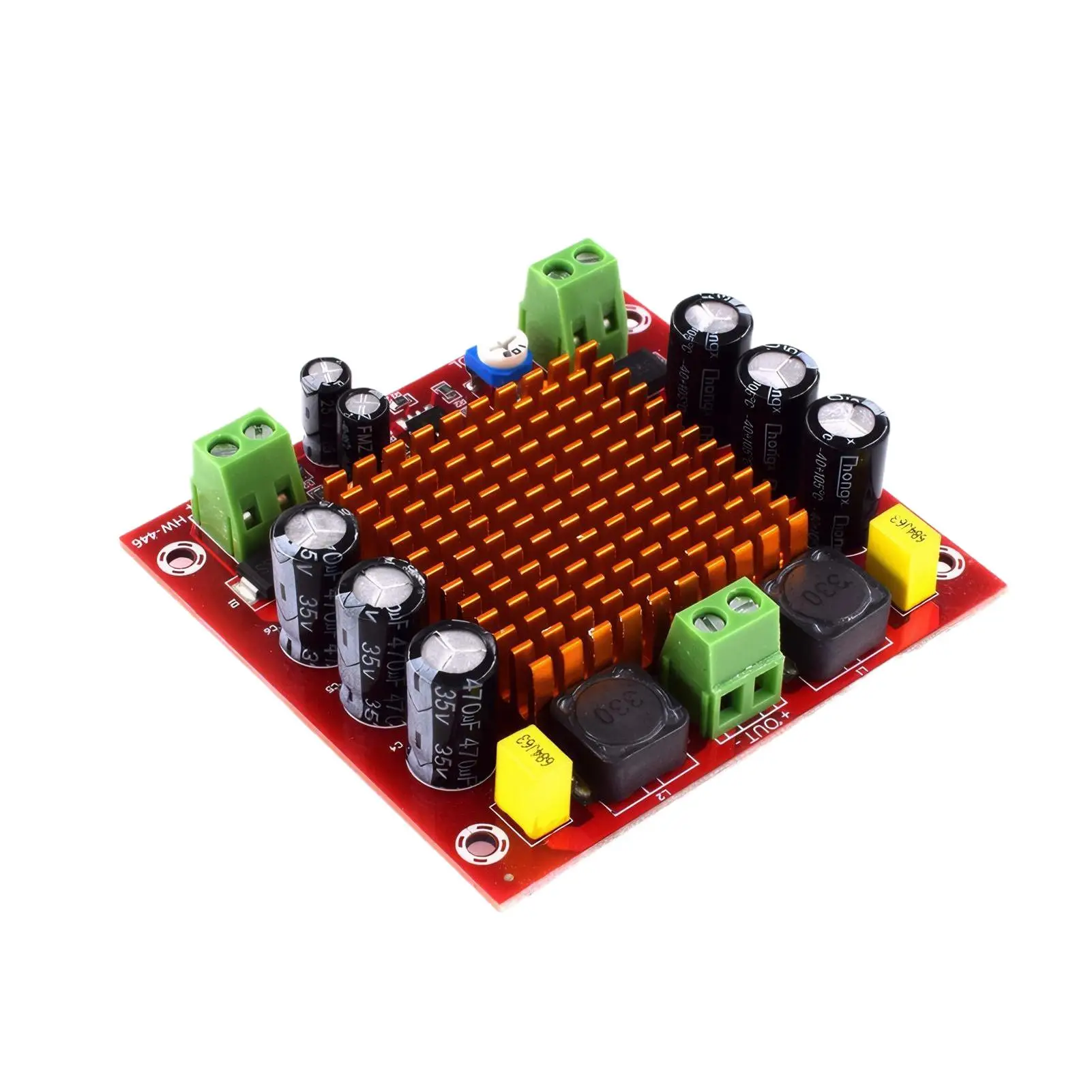 Digital Amplifier Board TPA3116DA TPA3116 150W D2 Mono Channel Digital Power Audio Amplifier Board XH-M544 DC 12V 24V