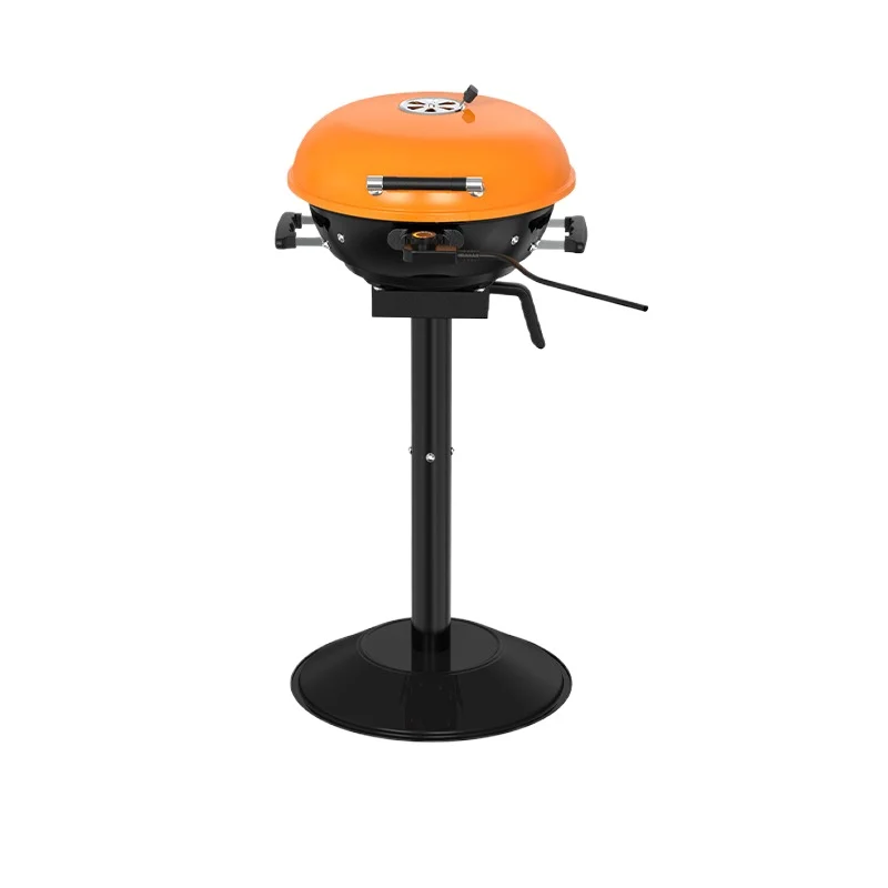 Vertical electric barbecue grill Electric 17-inch round apple grill Household barbecue electric grill Smokeless barbecue