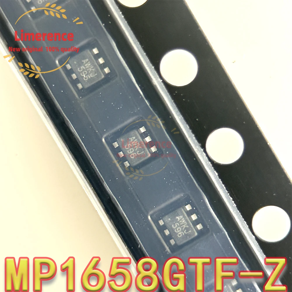 10PCS MP1658GTF-Z silk screen AWK * SMT SOT563 buck power supply chip IC