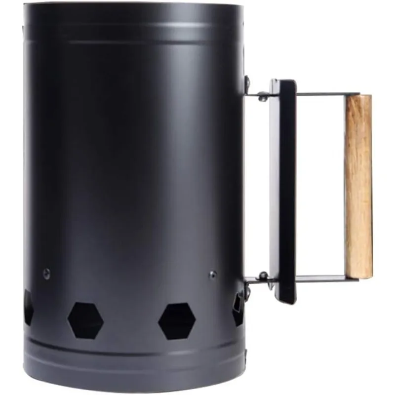 Outdoor Barbecue Fire Starter Bucket Fast Charcoal Ignition Barrel Charcoal Grill Chimney Starter for Barbeque Yard CampingTool