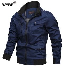 Tactical Jacket Men Fashion Casual Windbreaker Jacket Coat Men 2023 Spring Autumn New Hot Outwear Stand Slim Military Jacket Men