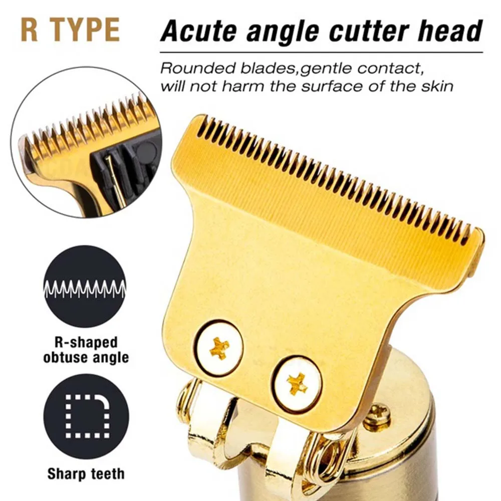 USB Rechargeable Electric Hair Clipper, Cordless Hair Trimmer Set For Hair Cutting, Professional Trimmer Shaver Trimmer Beard