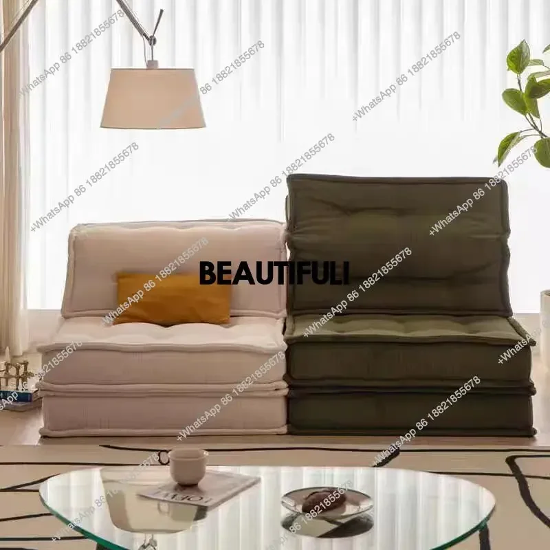 Q181 Floor Living Room Sofas Recliners Nordic Modular 2025 Sectionals Chaise Sofas Bedroom Lazy Accent Divano Letto Furniture Ho