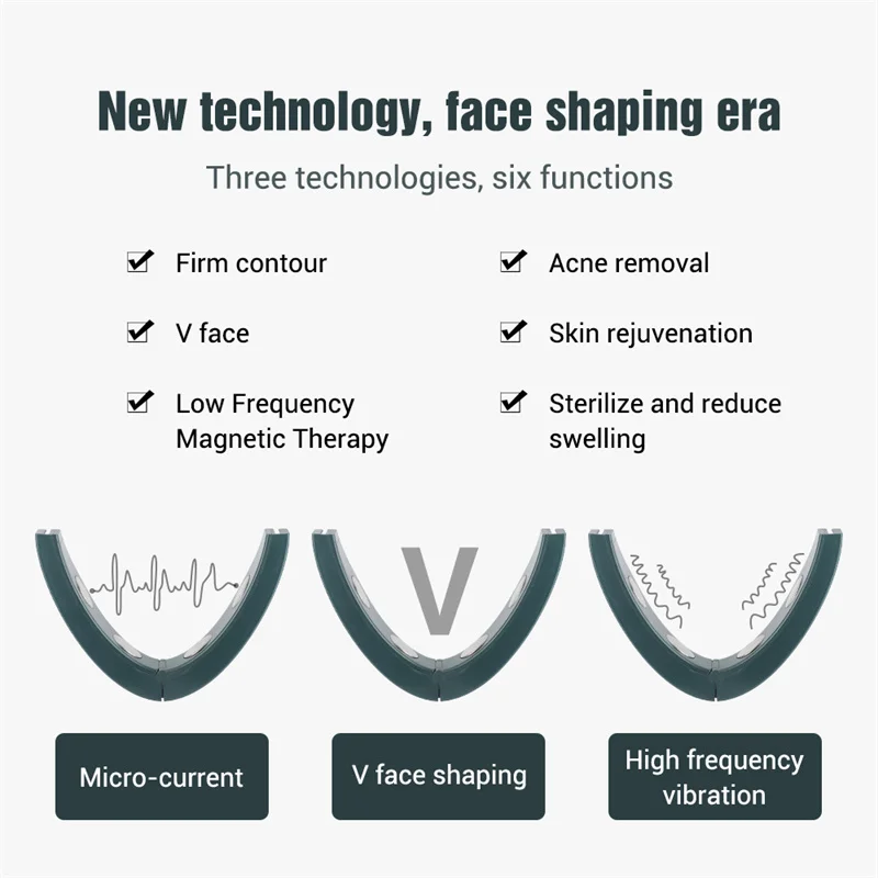 V-Face Facelift ing Massage gerät elektrische intelligente Schönheit beheizt vibrierende straffende Gesichts verdünnung Instrument Schlankheit werkzeuge