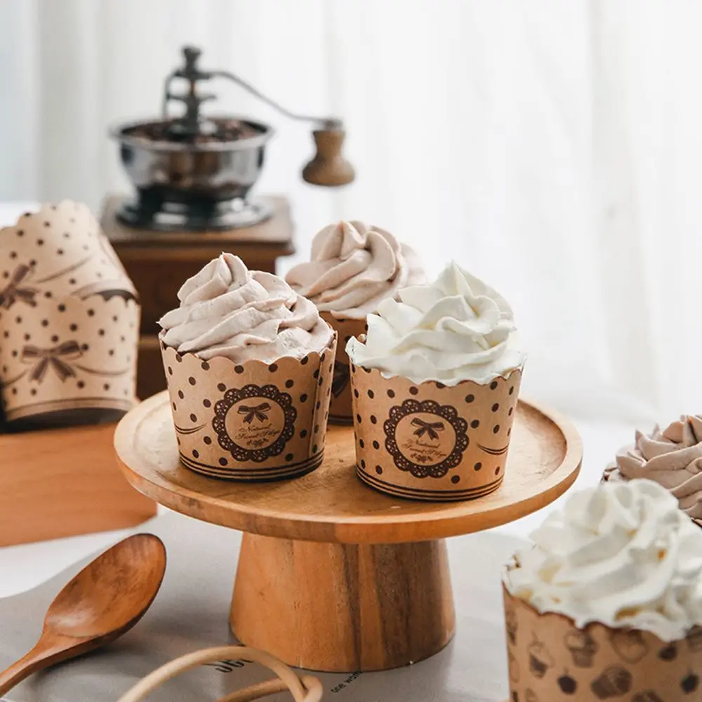 50 Stück Cupcake Pappbecher Wrapper Back becher Set Bäckerei Party liefert Hochzeits torte Form Muffin Cupcake Liner