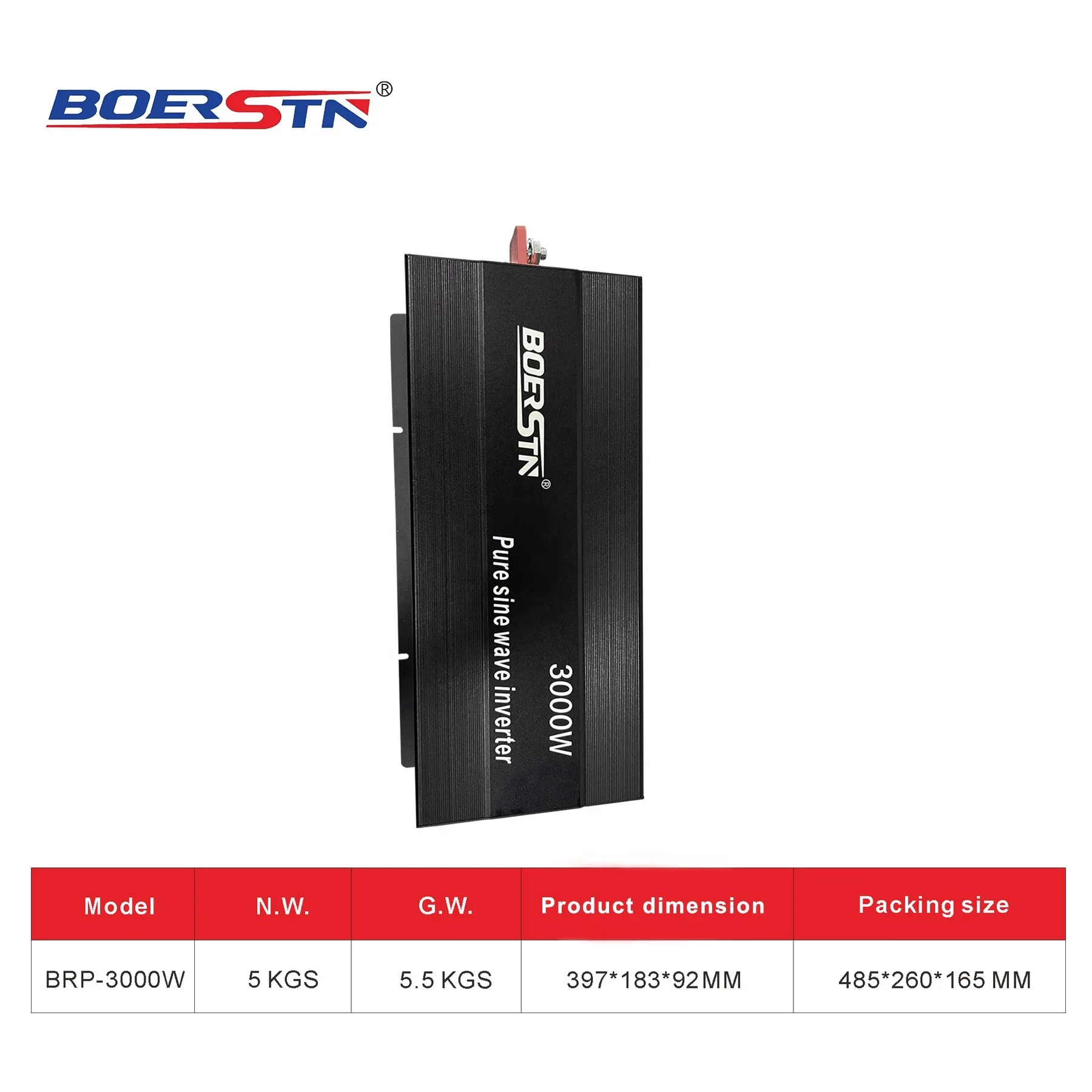 Dc To Ac Power Inverter Price 3000W Off Grid Customized Series Socket Solar Wave ROHS Support