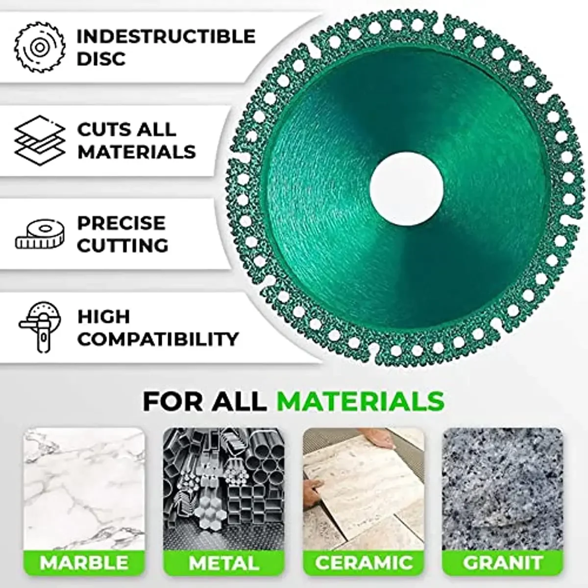 Indestructible Disc for Grinder Composite Cutting Saw Blade Ceramic Tile Glass Cutting Disc For Angle Grinder Cut Off Wheels