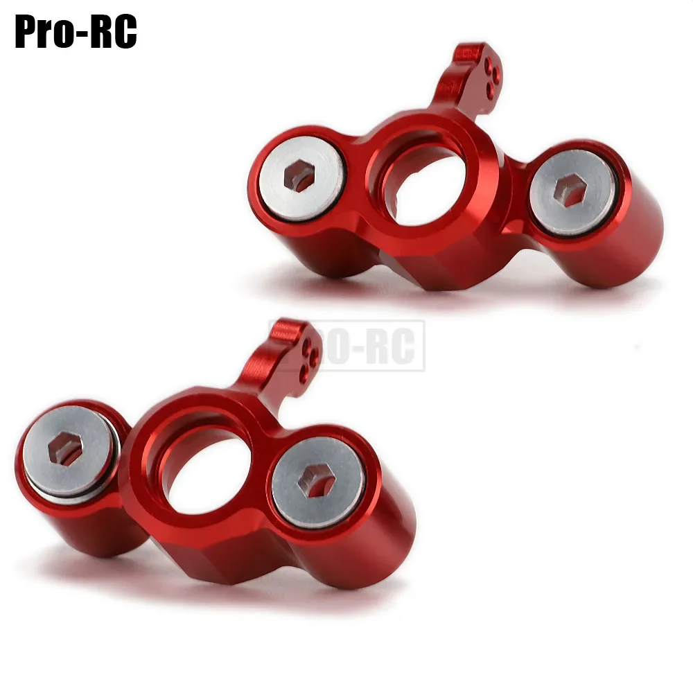 2 Buah Suku Cadang Peningkatan Komposit AR330187 Blok Kemudi Depan Aluminium untuk Mobil RC Aksesori ARRMA 1/8 KRATON FELONY TALION 6S