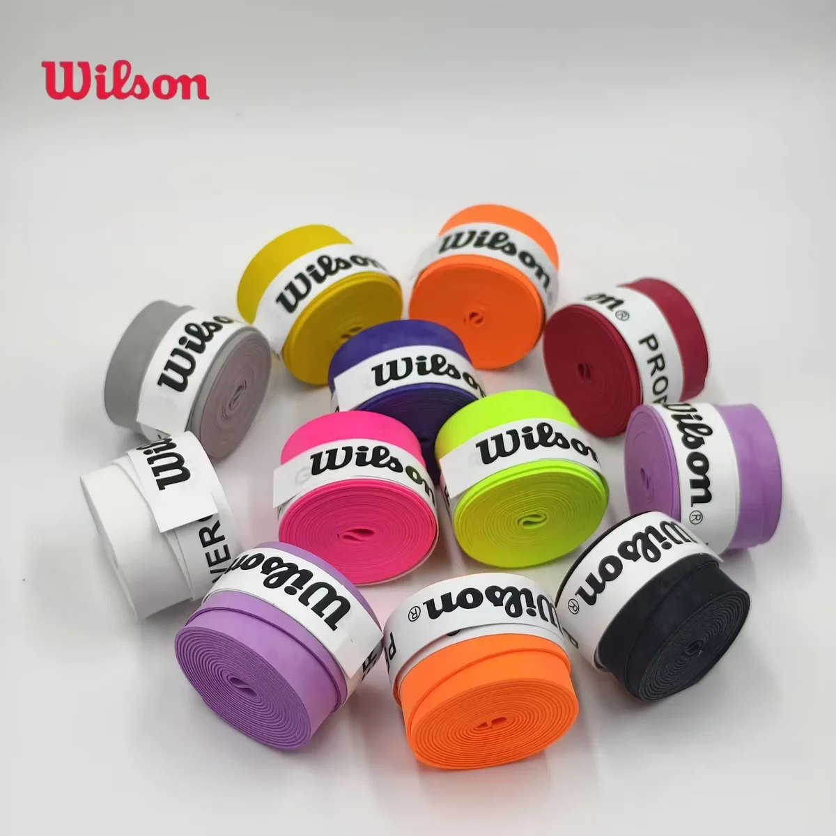 Wilson 3Pcs Tennis OverGrip Tennis Racket Badminton Handle Grip Squash Training Sweat Absorbed Wraps Tennis Accessories