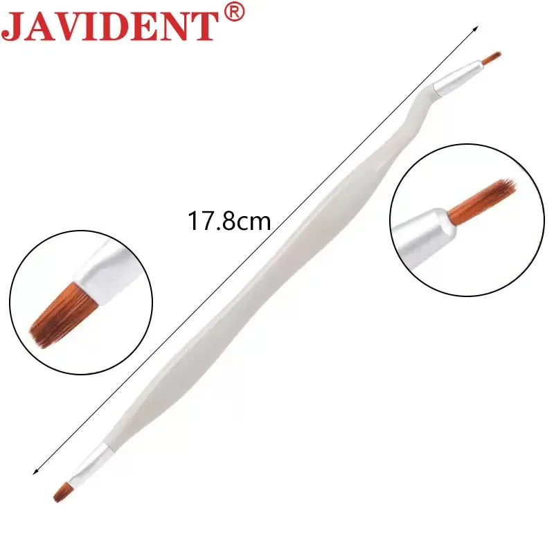 1Set Dental Composite Modeling Brush Kit Curved Tip Resin Sculpting Brush Pen Resin Aesthetic Restoration Tool