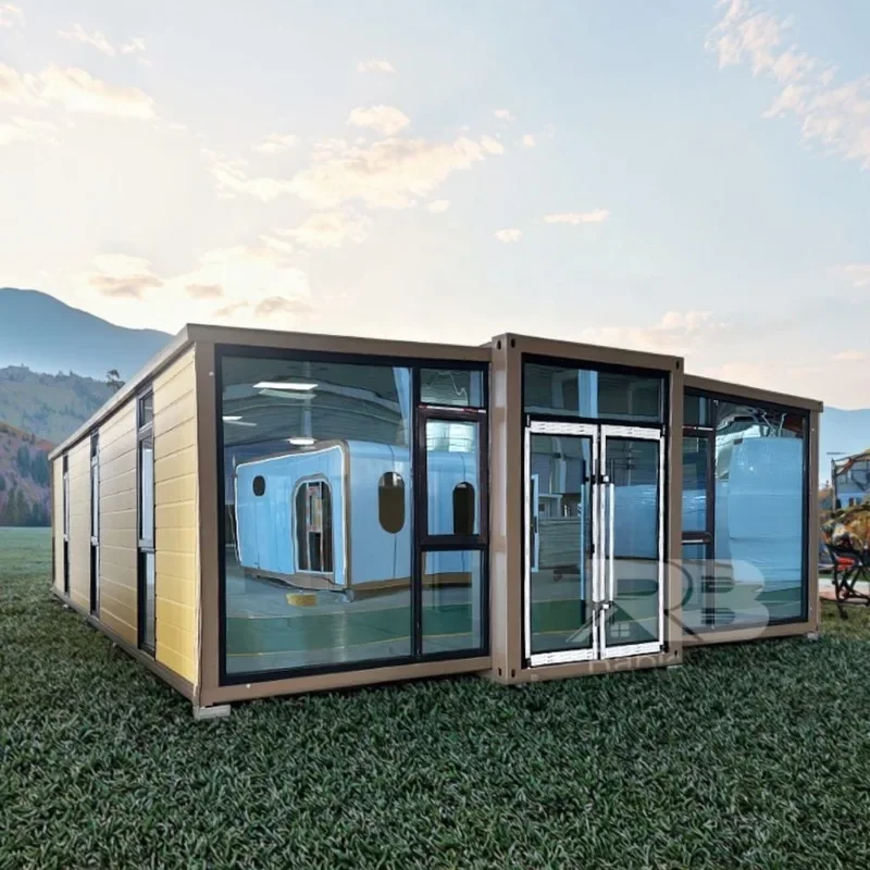 Ready Made Expandable Container House and Portable Mobile Home 40ft 3 Bedrooms Luxury Villa Hot