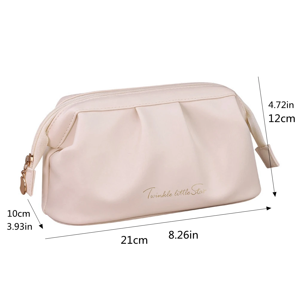 1pcs/2pcs New Handheld Makeup Bag PU Waterproof, Large Capacity, Advanced Sense Travel, Travel, Travel, Carry on Bag, Hand in Ha