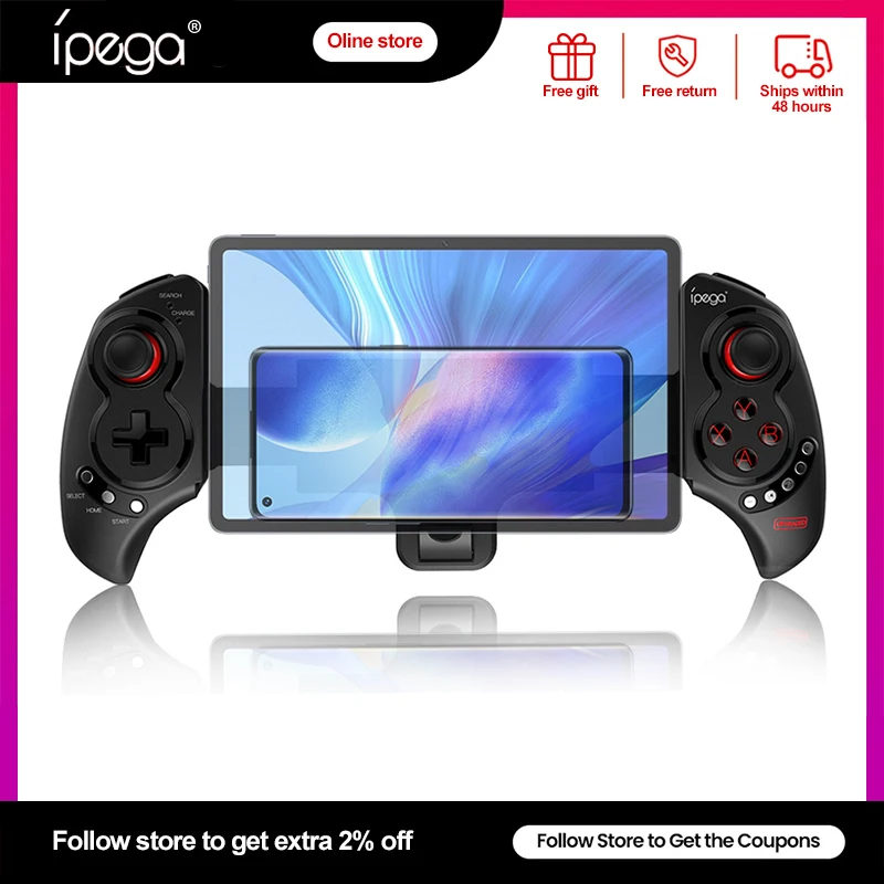 

Ipega Gamepad PG-9023 Wireless Bluetooth Telescopic Game Controller Joystick for ipad Android IOS Phone Tablet PUBG Moible