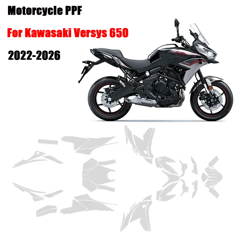 Versys 650 Motorcycle PPF TPU Fuel Tank Transparent Protective Anti-scratch Film For Kawasaki Versys 650 Paint Protective Film