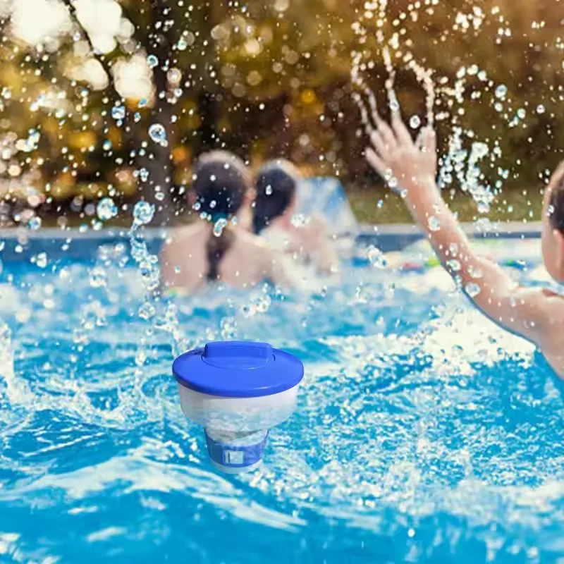 8-inch  Swimming Pool Tablet Dispenser, Floating Containers Cleaning Floating Sterilize