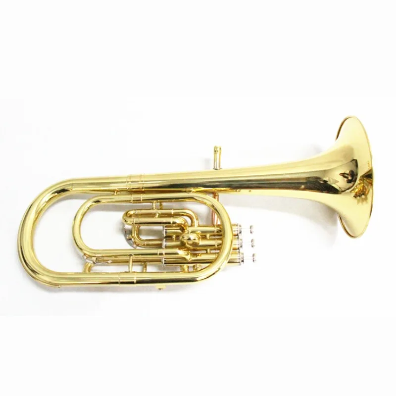 Professional Focustyle FAH-200L 11.65mm Bore 203mm Bell Diameter Brass Cupronickel Bell Gold Lacquered EB Stainless Steel Piston