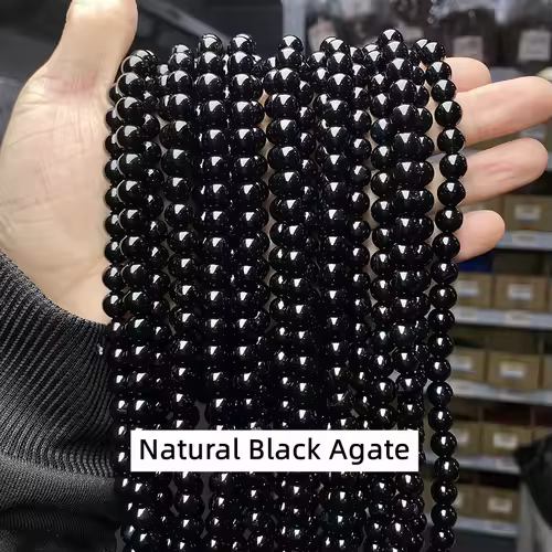 Natural Stone Golden Obsidian Bead Irisation Round Loose Spacer 4 6 8 10 12mm For Jewelry Making Diy Bracelet Necklace Accessory - Image 53
