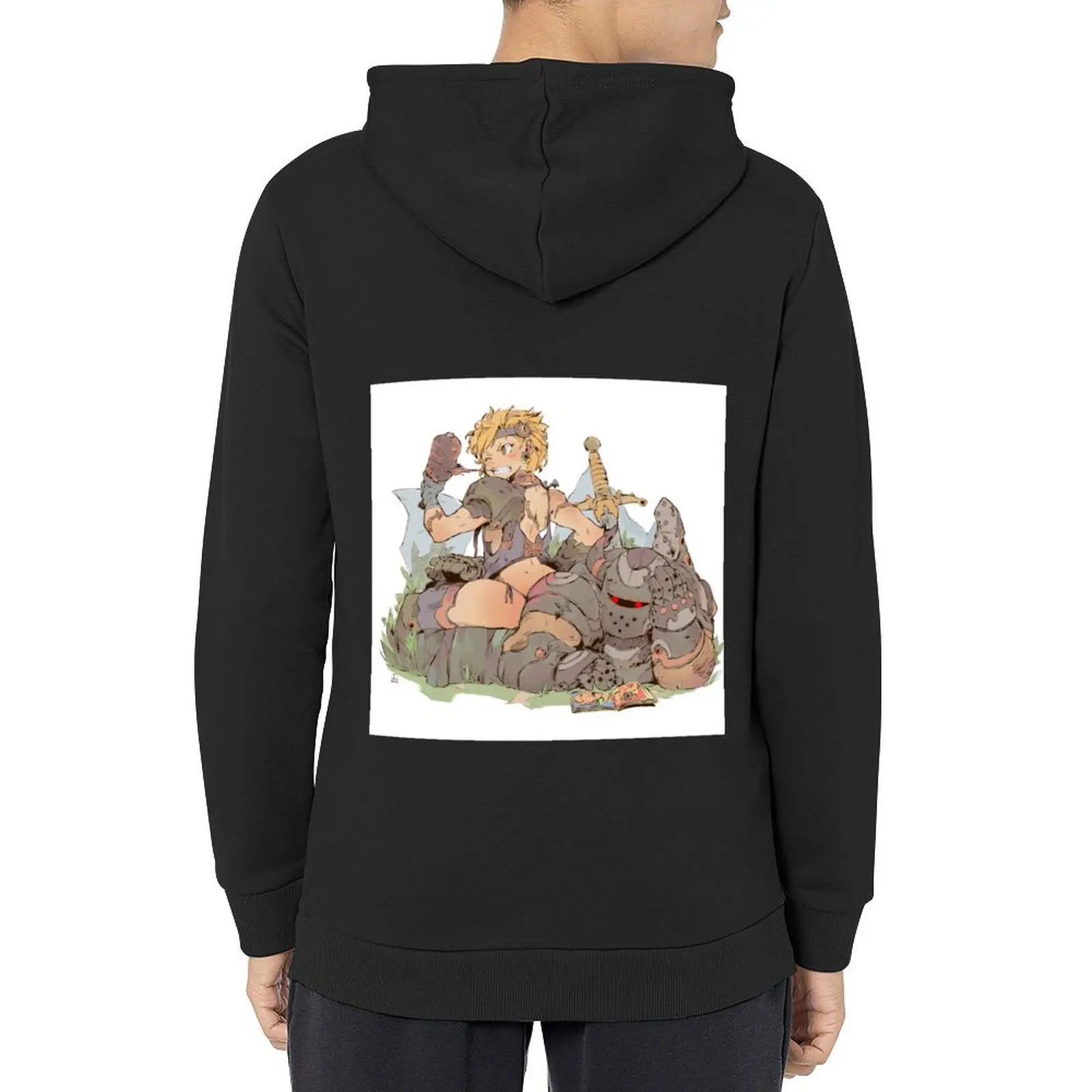 

Armored Girl Hoodie blouse clothes for men hooded shirt winter clothes hoodie streetwear