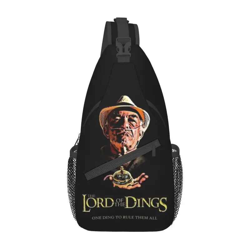 

Lord Of The Dings Sling Chest Crossbody Bag Men Casual TV Show Heisenberg Breaking Bad Shoulder Backpack for Camping Biking