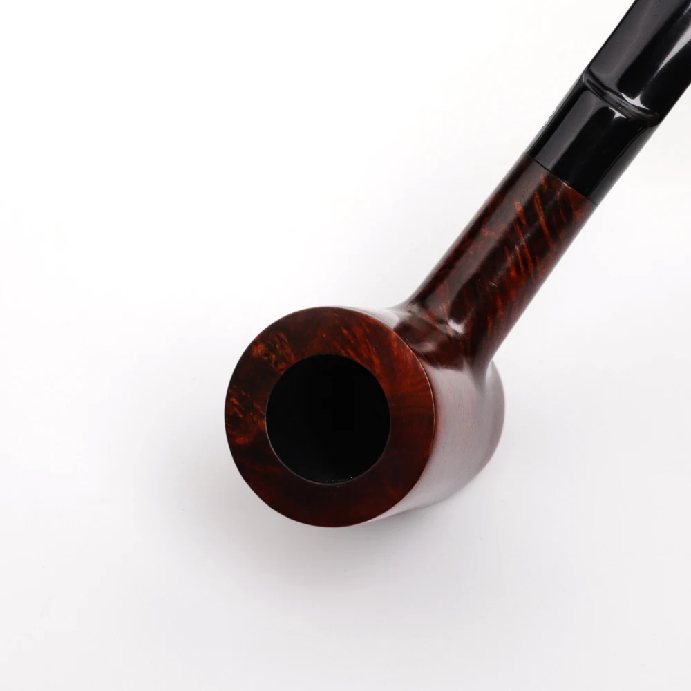 MUXIANG Briar Wood Hammer Shape Handmade Bent Stems Tobacco Pipe For Smoking 9mm Filters With 10 Pipe Smoking Accessory aa0275s