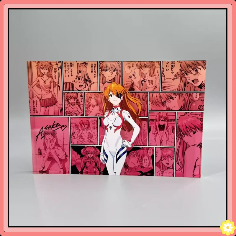 

NEON GENESIS EVANGELION EVA Langley Soryu Ayanami Rei Acrylic Stand Peripheral Anime Customized High Transparency Acrylic Bricks