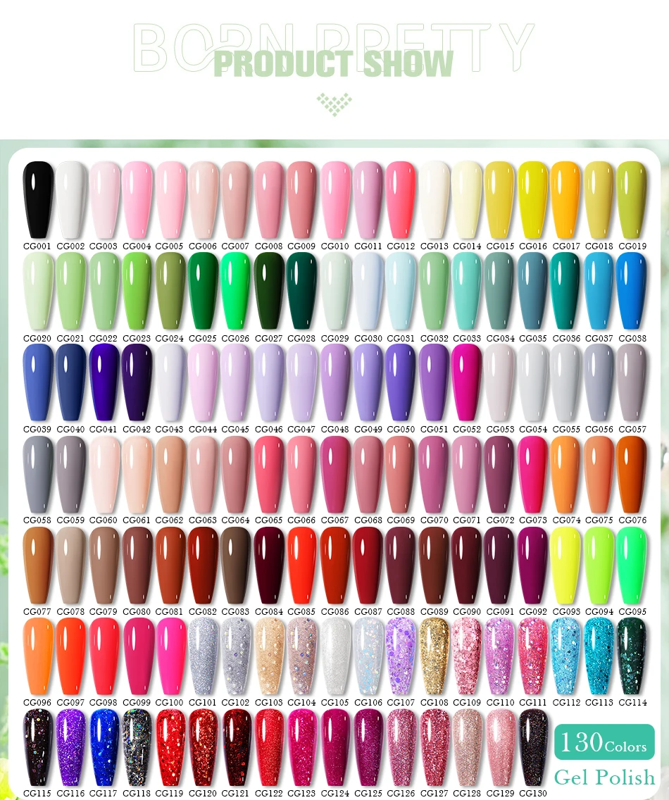 BORN PRETTY 10 ml Kaffeefarben-Gel-Nagellack, braun, rot, Gel, semi-permanentes UV-Gel, Herbst-Winter, Soak Off Nail Art Gel-Lacke – Detail 3