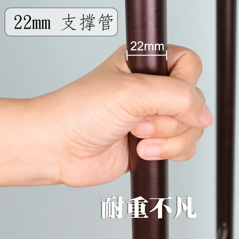 Simple Solid Wood Coat Rack for Bedroom Reliable Performance Scratch Resistant Easy to Use Non-Slip Feet High Quality