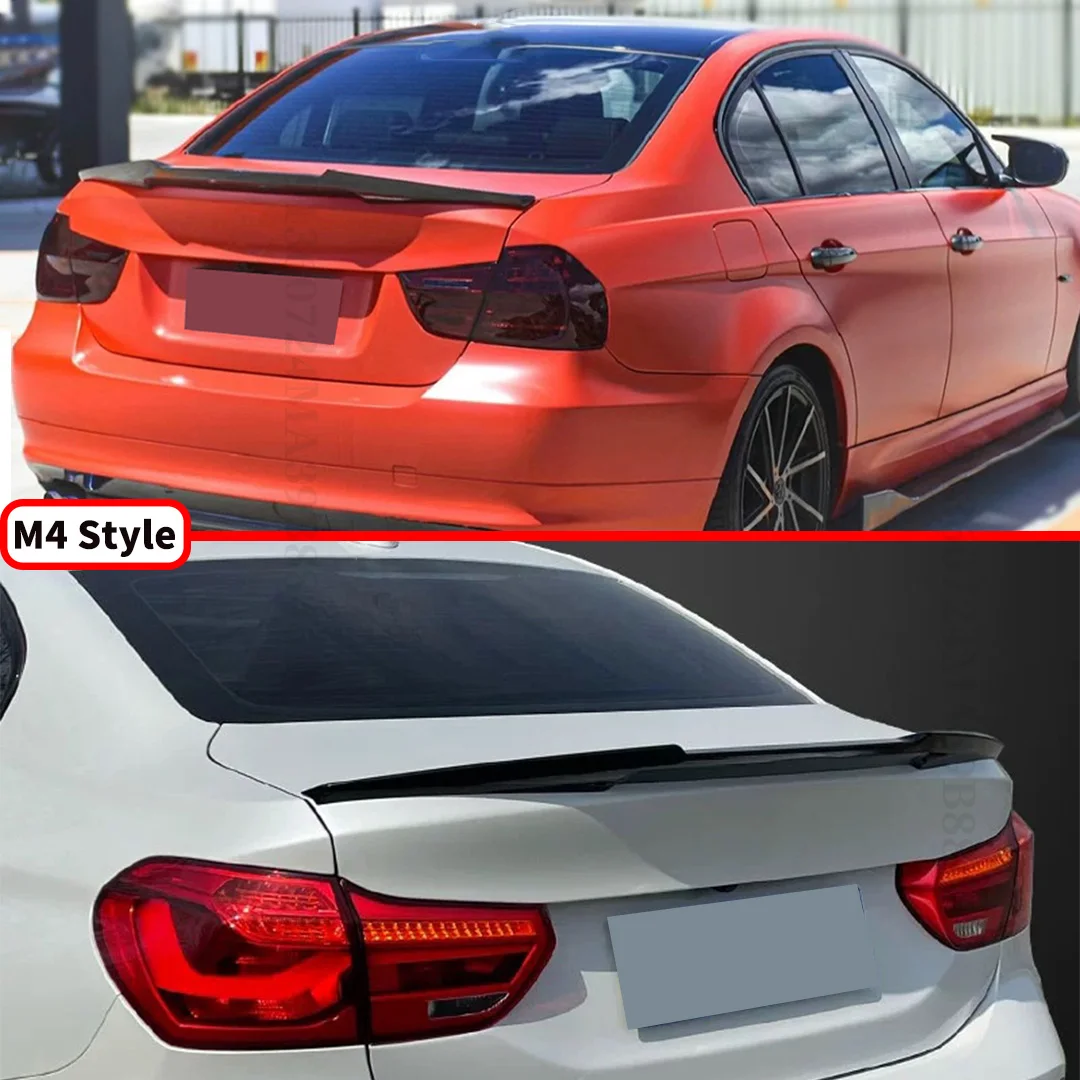 Racing Rear Deflector Airfoil Spoiler Wing Tail Modification For 2013-2018 BMW 3 F30 F31 like 335i 328i 330i 340i 320d 330d