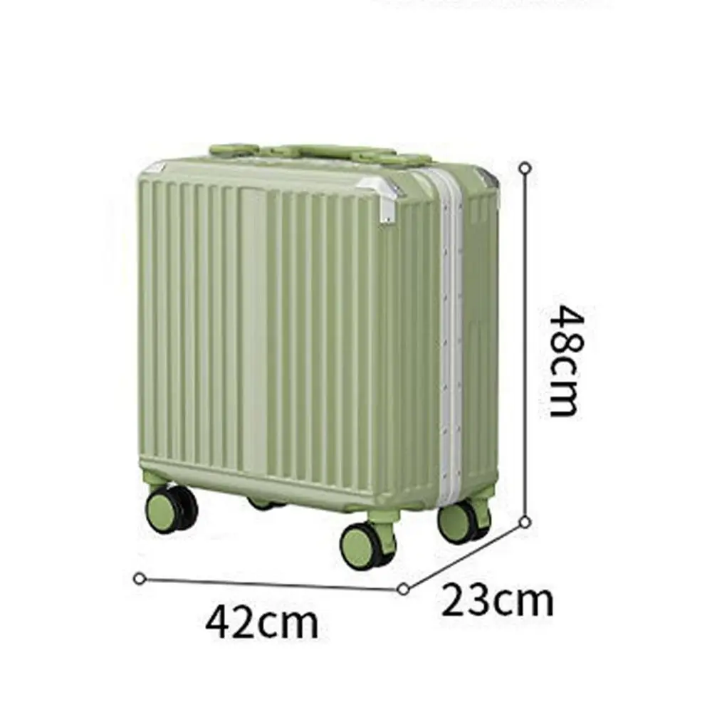 Valise d'embarquement à roulettes en PVC avec cadre en aluminium, étui de voyage universel, boîte à mot de passe, valise à roulettes portable, nouveau, 20 po