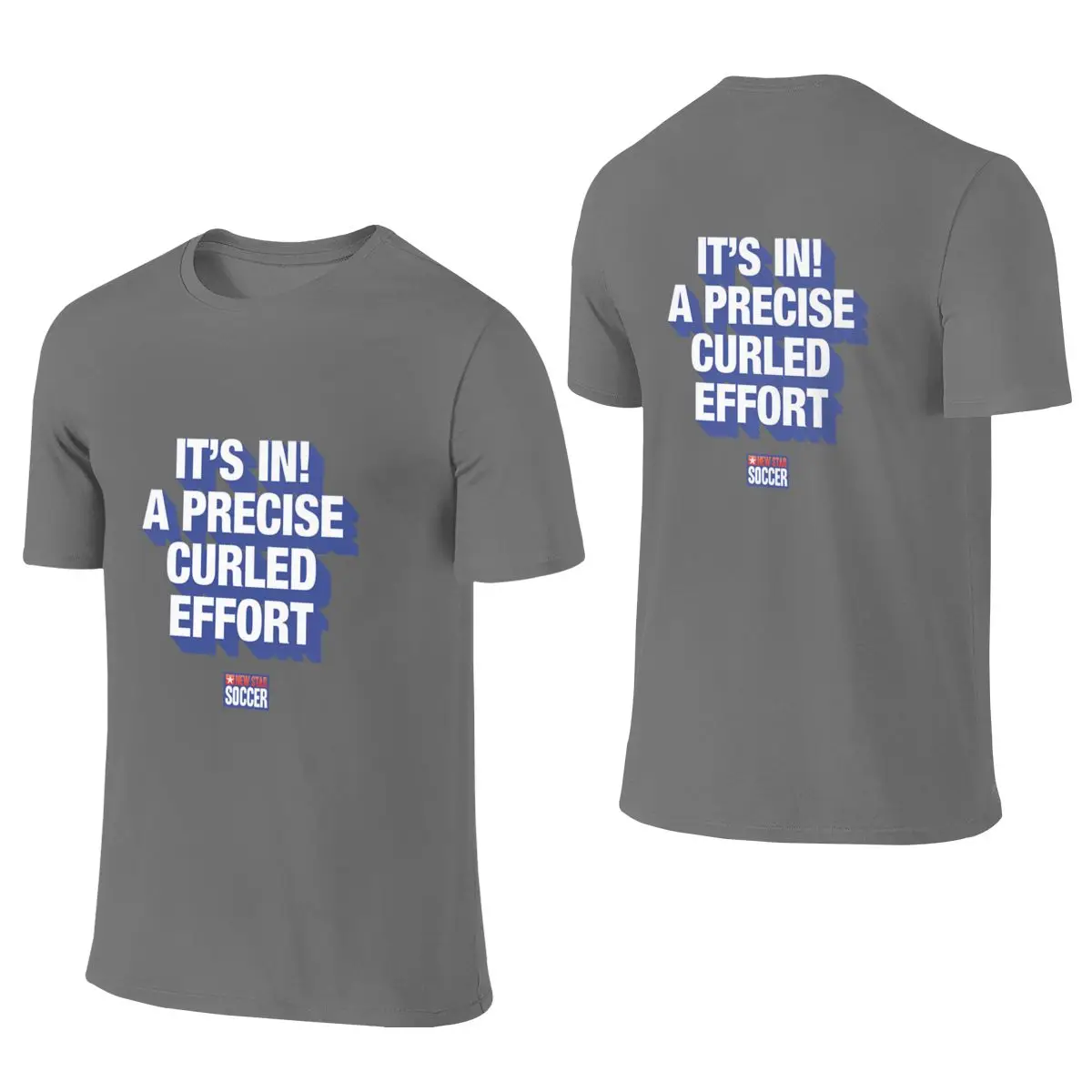 New Star Soccer It S In! Japanese Fresh Reversible T-shirt Casual Vibe Neat Stitching Basic Tee