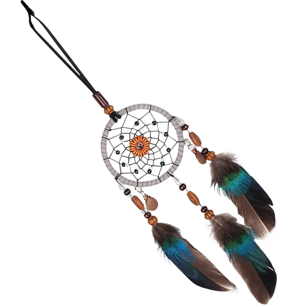 

Car Accessories Plumes Home Wall Yard H made Dreamcatcher Dream Catcher Pendant nament Safe Practical Gift