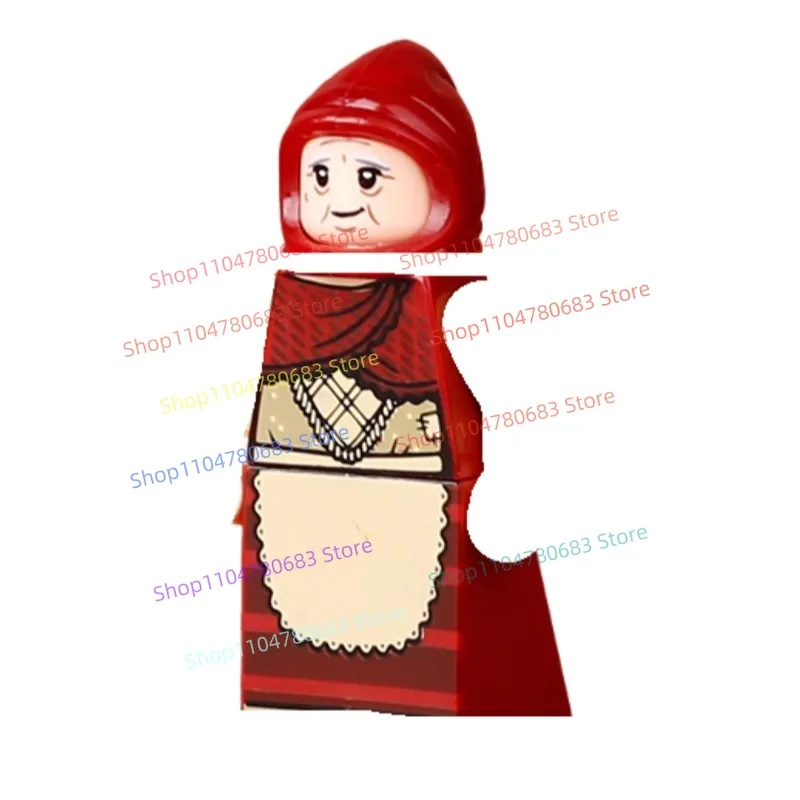 Klocki MOC Anime Kreskówka Średniowieczna Wiedźma Mini Model Akcesoria Hobby Ozdoby Kolekcja Zabawki Prezenty Świąteczne