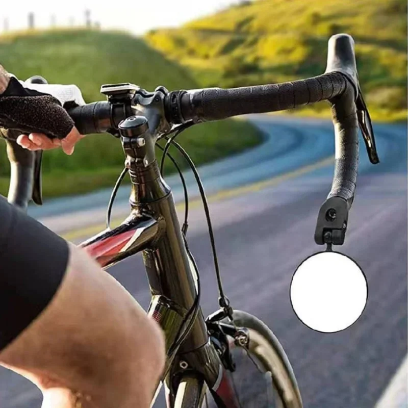 1-6PCS Universal Bicycle Rearview Mirror Adjustable Rotate Wide-Angle Cycling Handlebar Rear View for MTB Road Bike Accessories - view 6