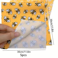 5pcs Fabric, Printed Fabric,  PreCut Fabric; Sewing Supplies For Patchwork Sewing And DIY Clothing Crafts 6