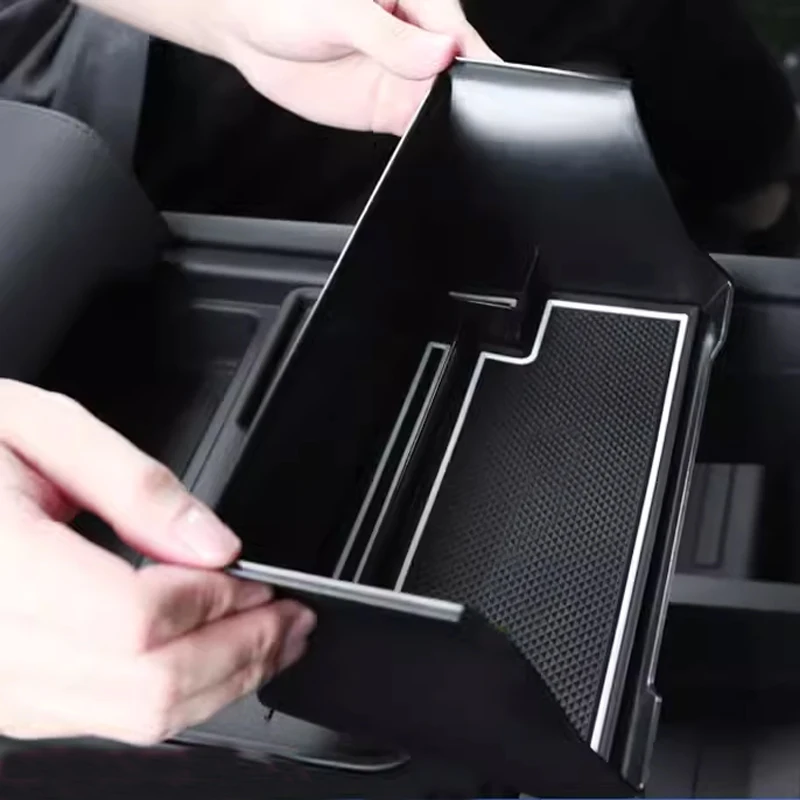 Car Center Console Armrest Storage Box Organizer Tray Car Accessories Interiors 2020-2024 For Land Rover For Defender 90 110 2