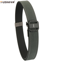 TUSHI New Multifunctional Hard Tactical Belt for Men Metal Automatic Buckle Casual Belt Work Belt Military Belt IPSC Accessories