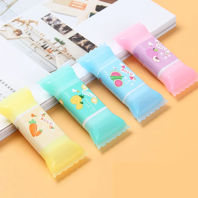 24 pcs/lot Creative Fruit Sweet Correction Tape Cute Tapes Promotional Stationery gift School Office Supplies wholesale