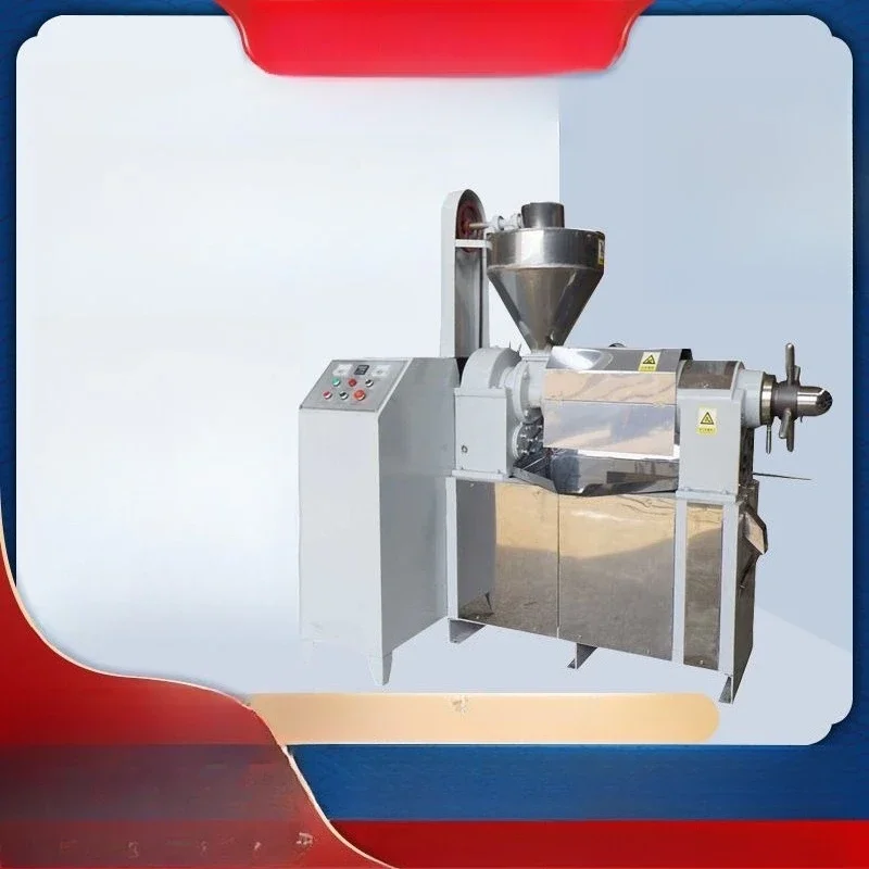Large commercial stainless steel automatic peanut walnut spiral rapeseed oil press with high oil yield