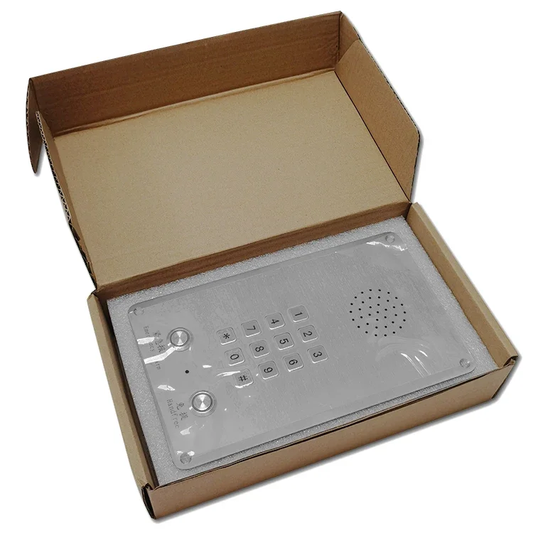 ALLESD Emergency Telephone Stainless Steel Elevator Intercom System Clean Room Telephone