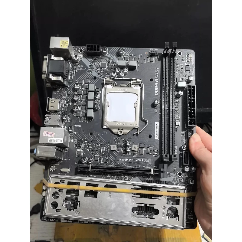 

used for MSI H310M PRO Series Used Motherboard With I/O Shield LGA1151 Support 8th 9th Gen CPU DDR4 VGA Micro ATX