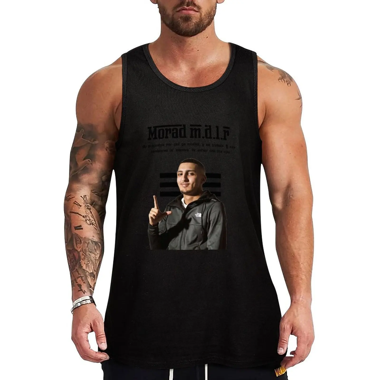 

Morad MDLR rapper Tank Top t-shirt for man Top clothing men summer clothes men 2025