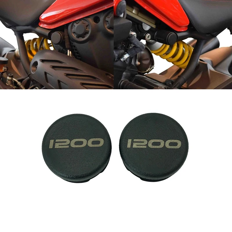 For Ducati Monster 821 Monster 1200 S 2014 2015 2016 Motorcycle Accessories Frame Hole Cover Caps Plug Decorative Frame Cap Set