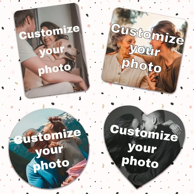 Custom Photo Fridge Magnets, Square, Round, Or Christmas Tree Shape And Other Soft Magnets, Suitable for Refrigerators, Offices