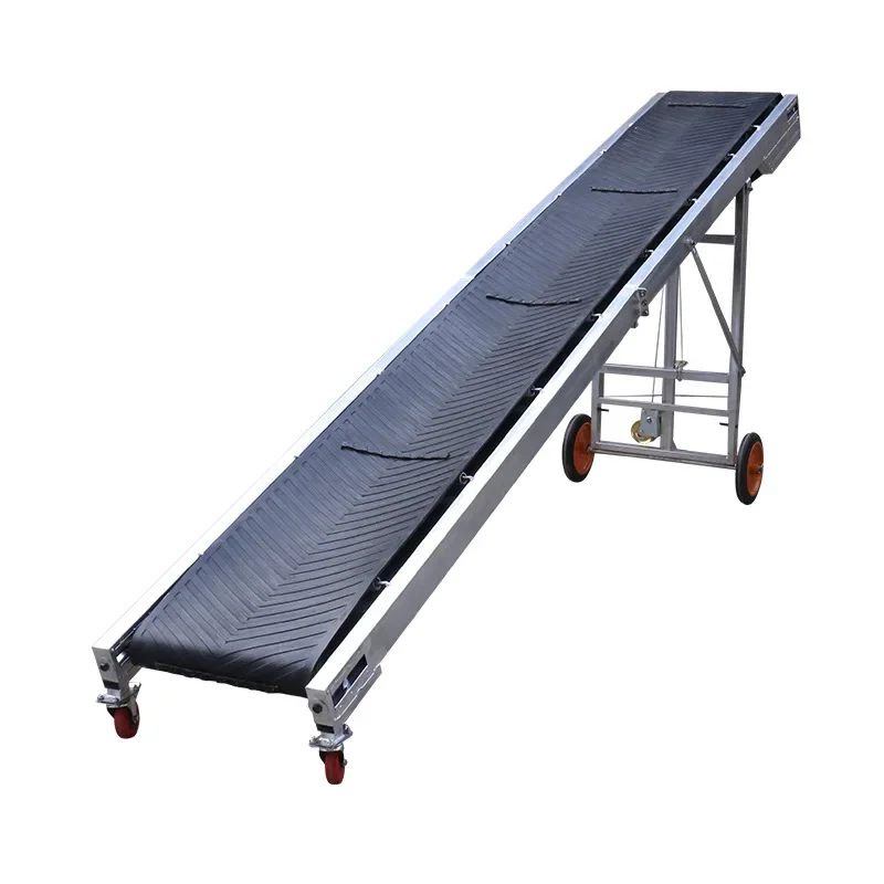 Conveyor Small Folding Lifting Conveyor Pipeline  Conveyor Loading and Unloading Loading Anti-skid Belt