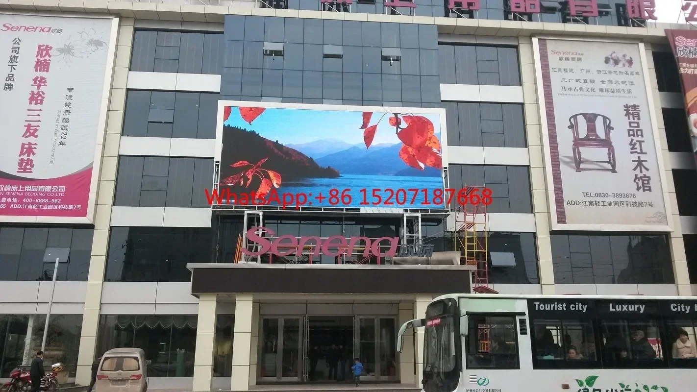 Energy Saving Outdoor Gaint LED Advertising P4 Video Display Screen Billboard 960*960mm Cabinet